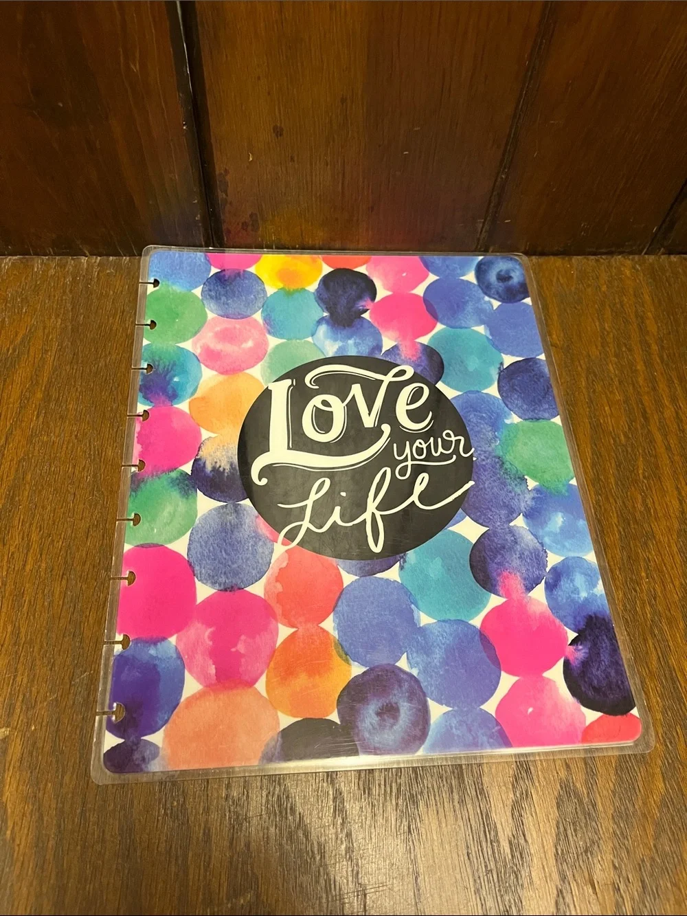 Colorful Dot-Print Notebook 